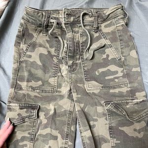 SOLD. - 2 for $20    American eagle camo skinny jeans